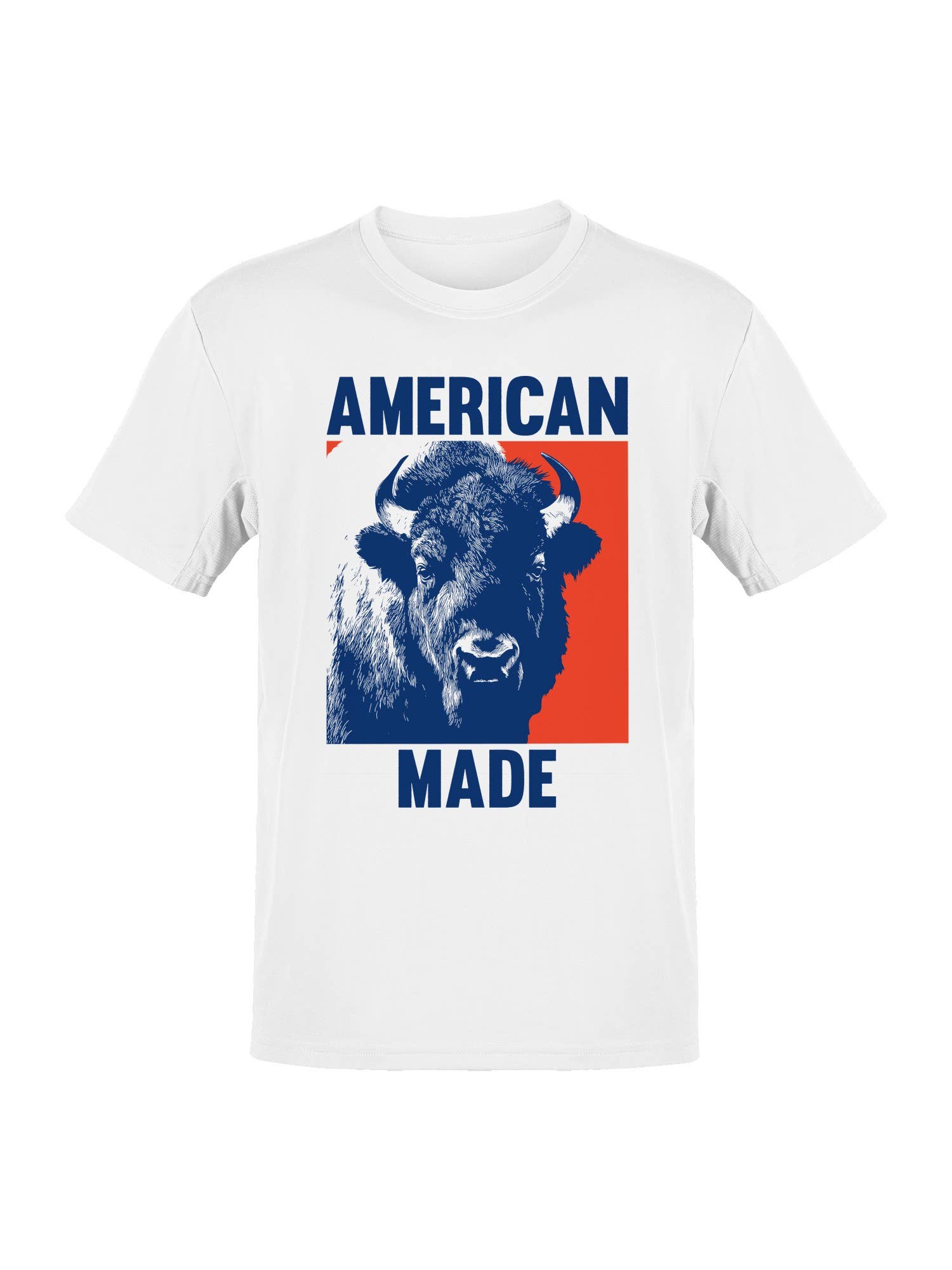 American Made Buffalo Design Men's T-Shirt Hoodie, Sweatshirt | PodTeesHub.com
