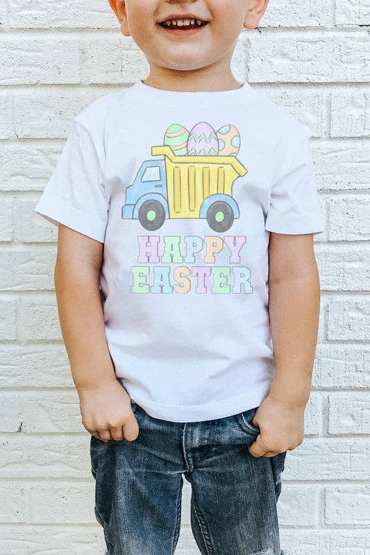 Easter Dump Truck Kids Tee Hoodie, Sweatshirt | PodTeesHub.com