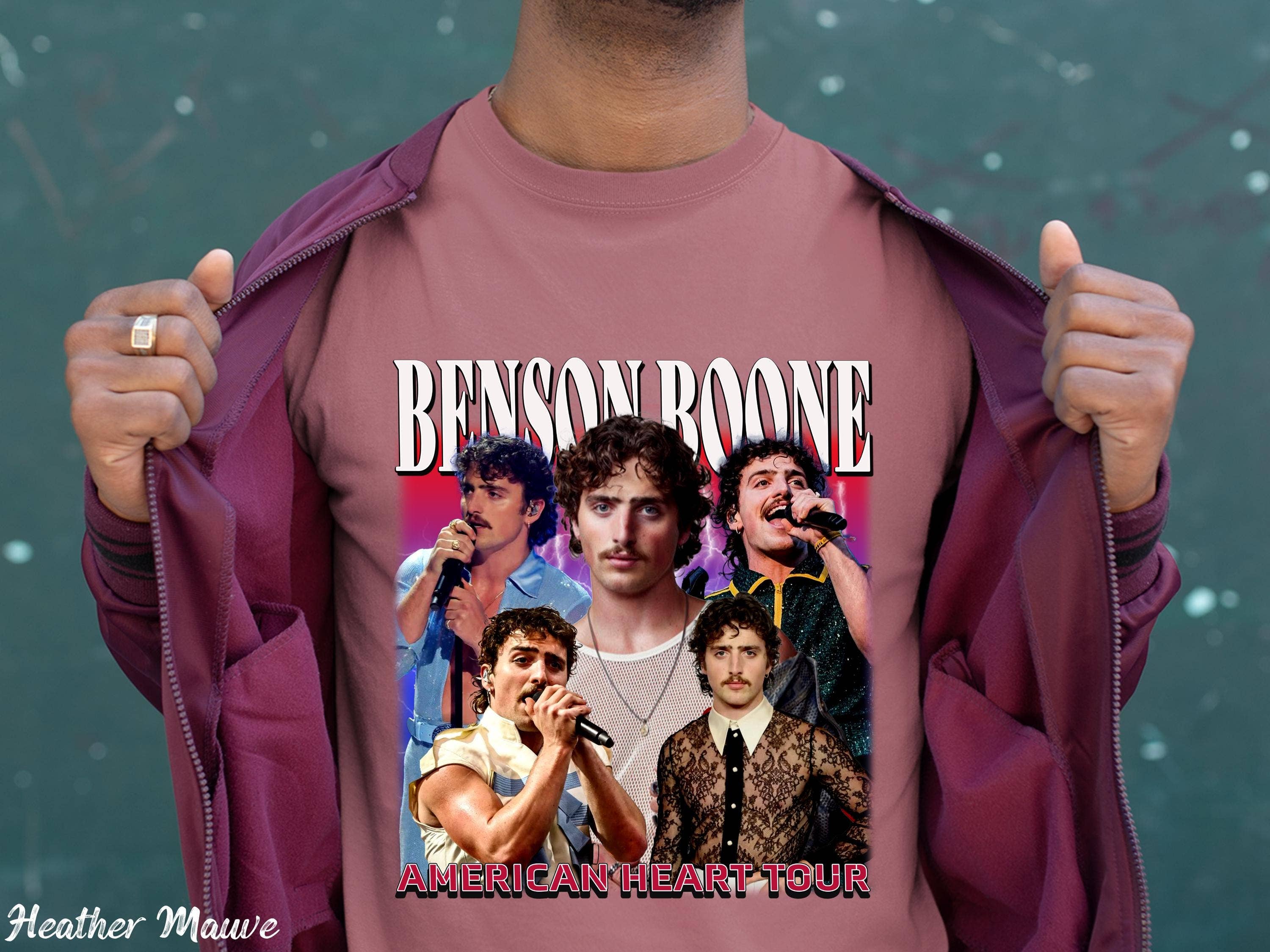 Benson Boone Tour Vintage Shirt Hoodie, Sweatshirt | PodTeesHub.com