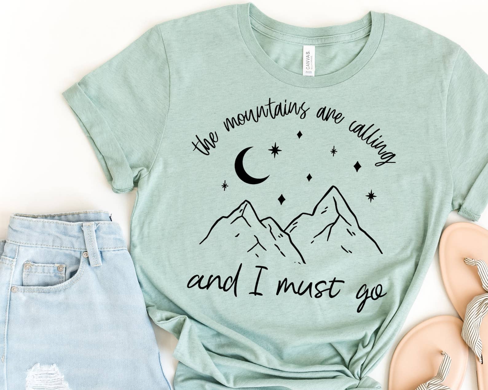 The Mountains Are Calling and I Must Go T-Shirt Hoodie, Sweatshirt | PodTeesHub.com