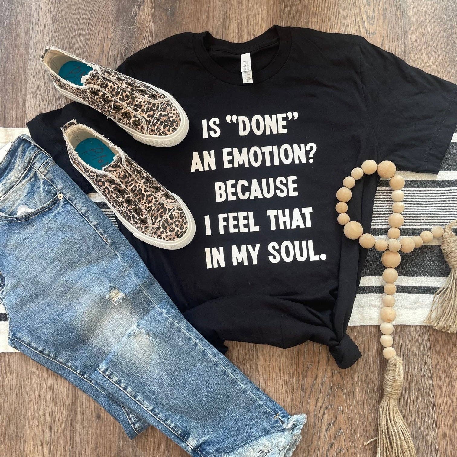 Is Done An Emotion Tee Hoodie, Sweatshirt | PodTeesHub.com