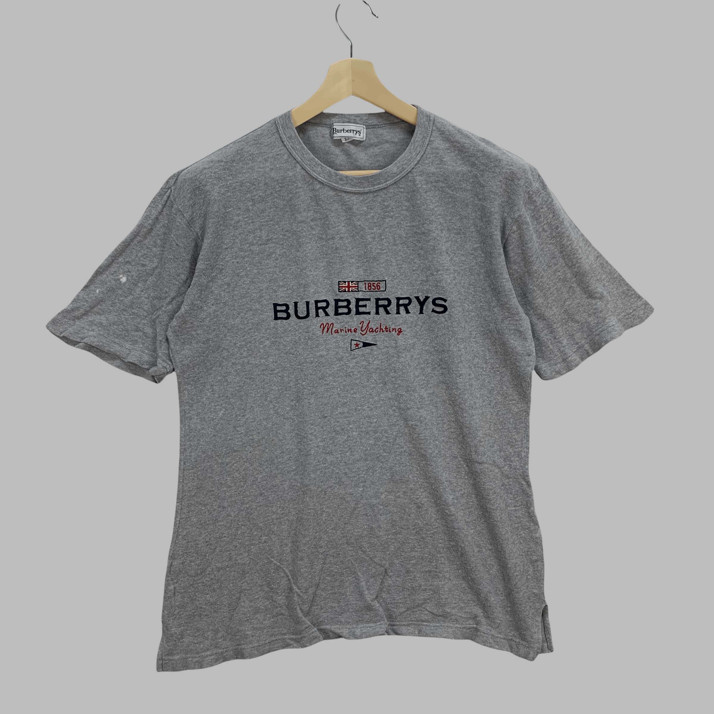 Burberry Burberrys Marine Yachting Big Logo Tees 3715 129 Hoodie, Sweatshirt | PodTeesHub.com