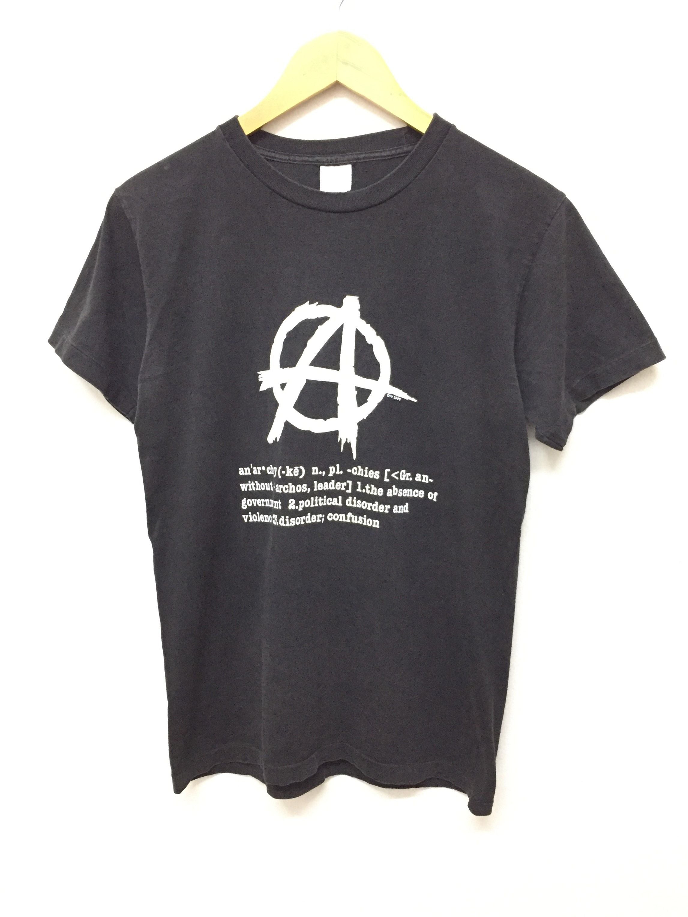 Vintage Anarchy Raf Simons Philosophy Tee Hoodie, Sweatshirt | PodTeesHub.com