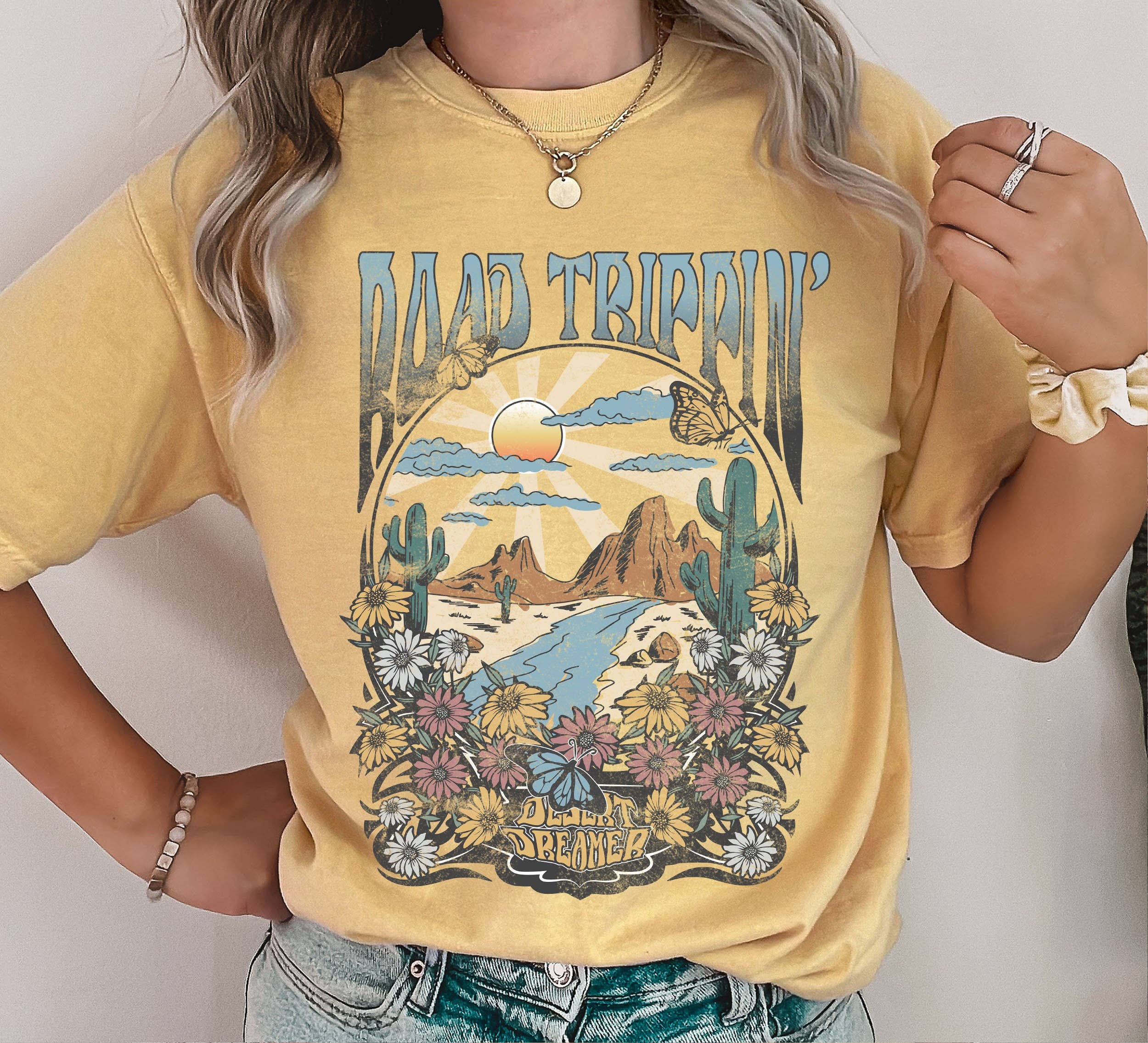 Road Trippin' Desert Dreamer T-Shirt Hoodie, Sweatshirt | PodTeesHub.com