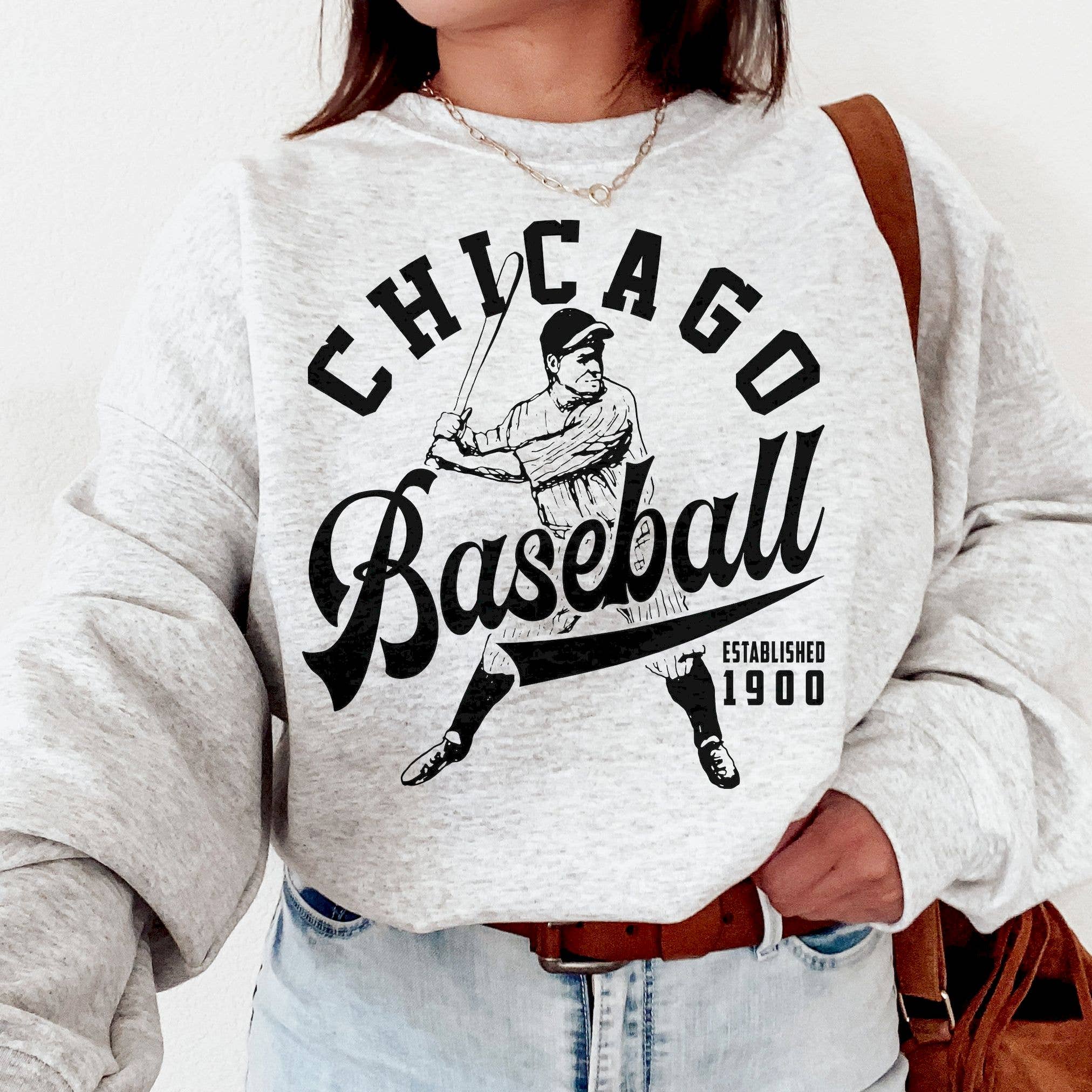 Chicago Baseball Vintage 1900 Retro Shirt – Est 1900 Hoodie, Sweatshirt | PodTeesHub.com