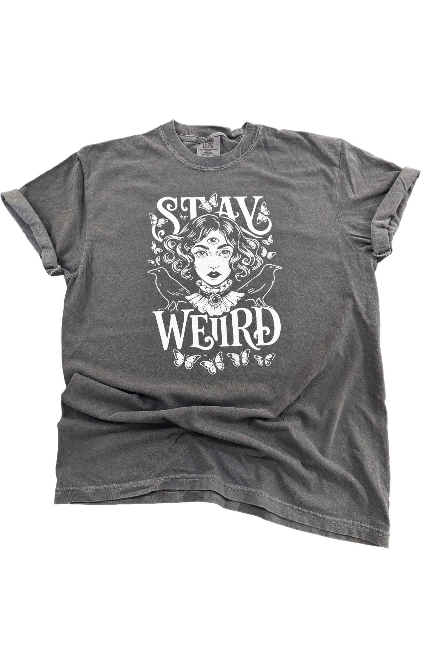 Stay Weird – Third Eye Raven Tee Hoodie, Sweatshirt | PodTeesHub.com