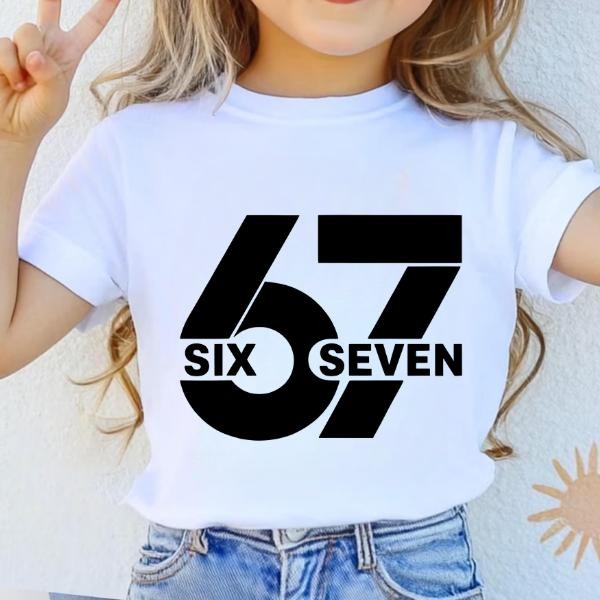 6 7 Six Seven Unisex Shirt, Funny 67 T-Shirt, Viral Meme Tee, Trendy Gen Z Top, 67 Shirt for Men and Women Hoodie, Sweatshirt