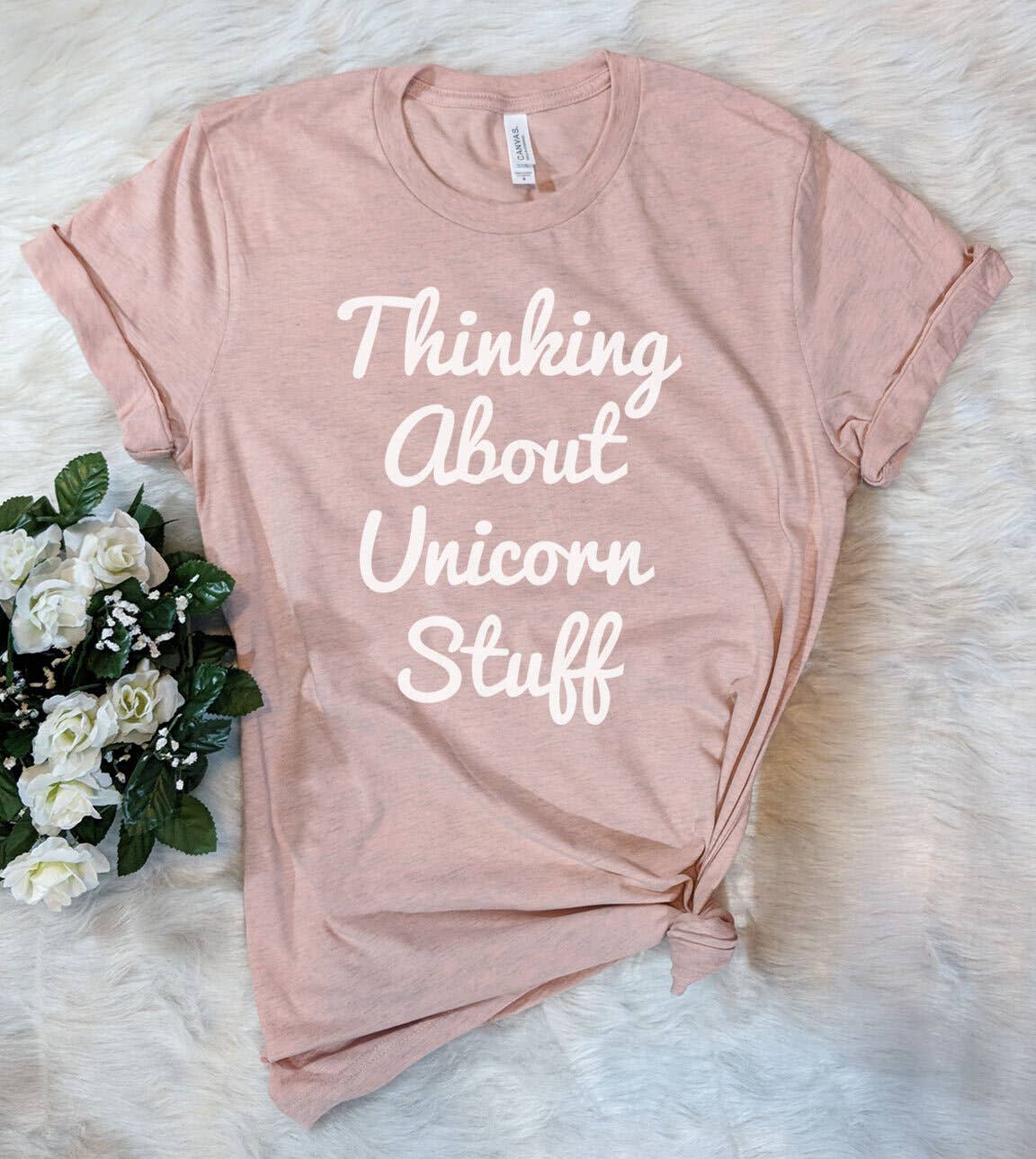 Thinking About Unicorn Stuff  - Funny Nerd Cute T-Shirt Hoodie, Sweatshirt | PodTeesHub.com