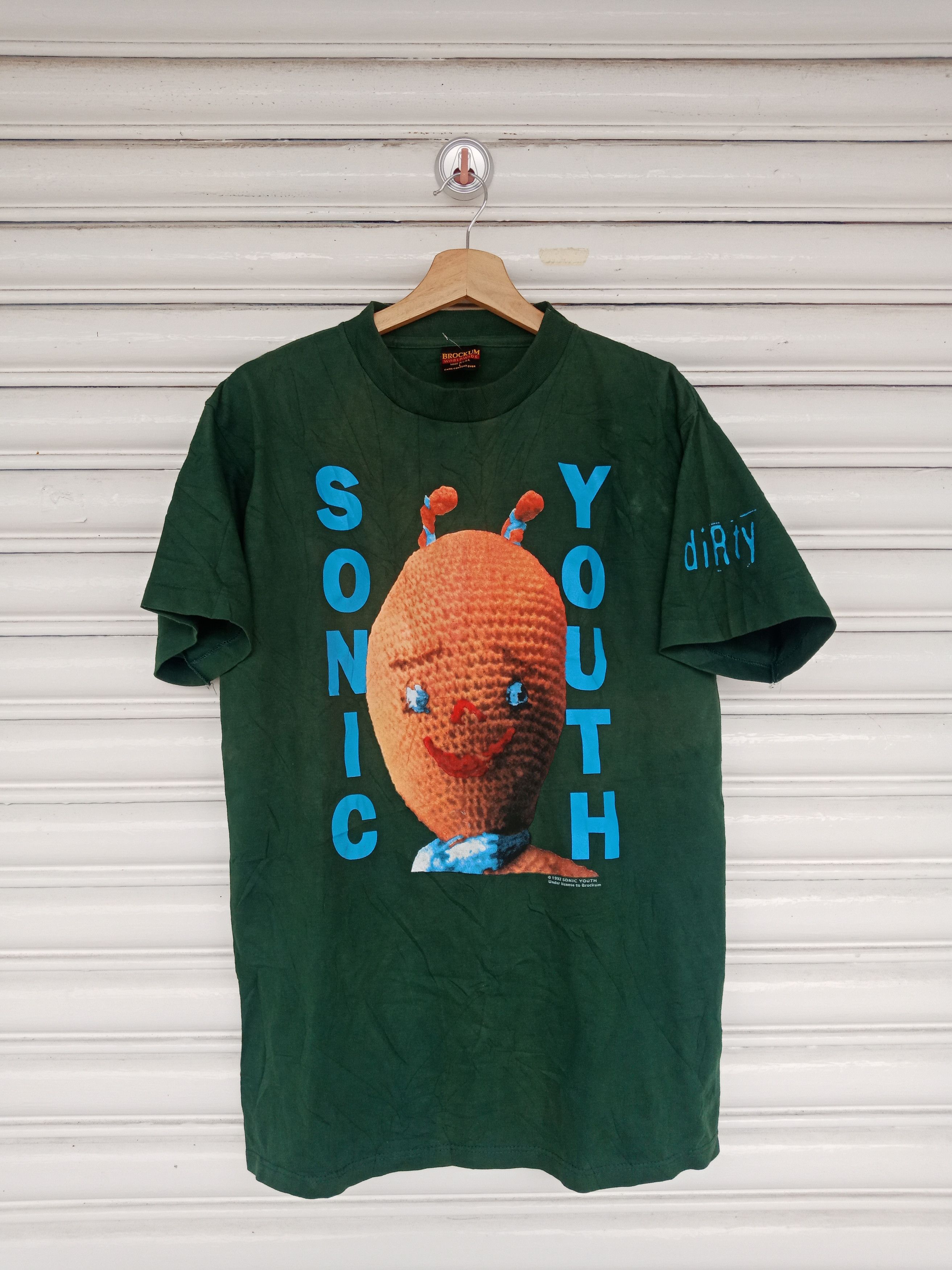 Band Tees 1992 Sonic Youth Dirty Album Cover Vinyl Hoodie, Sweatshirt | PodTeesHub.com