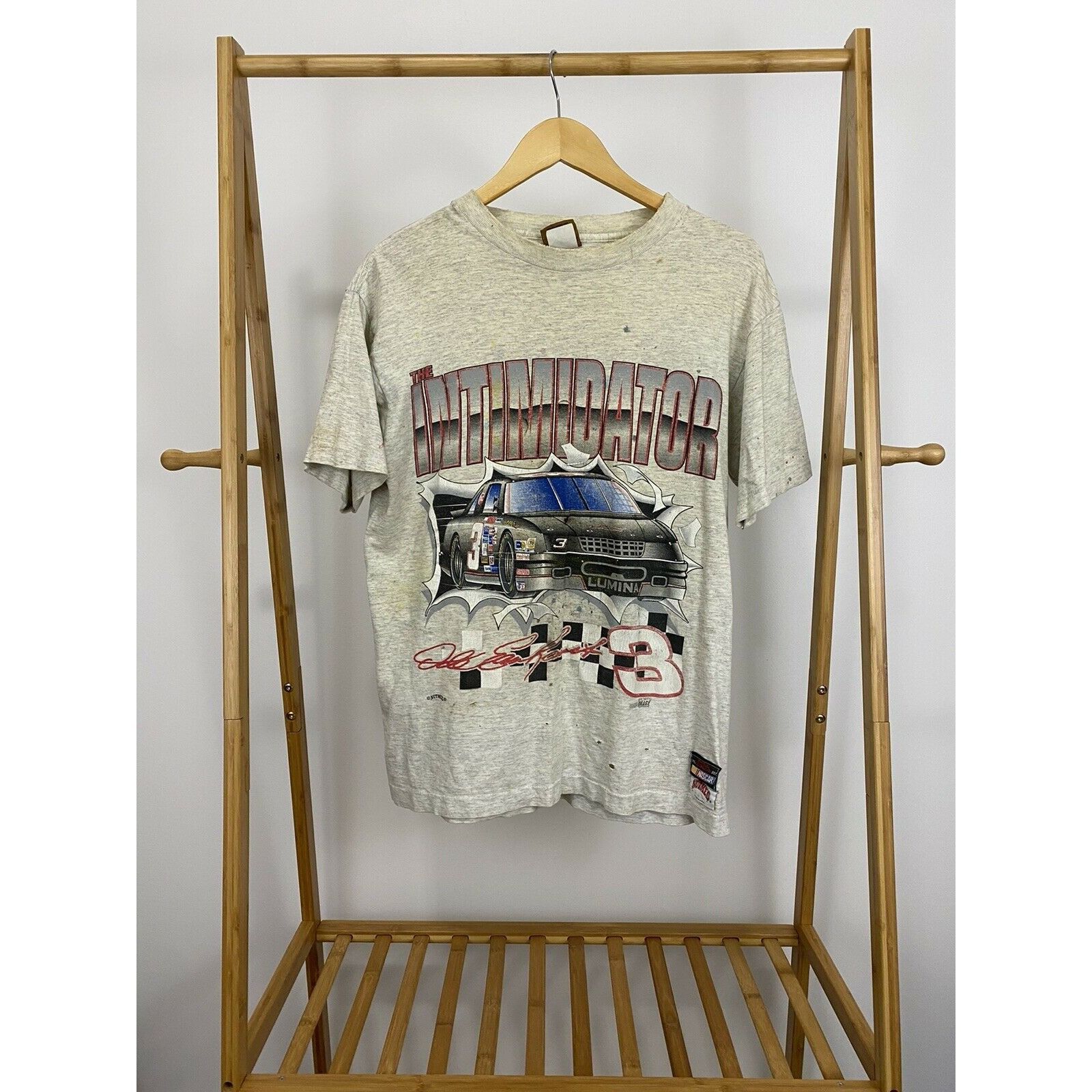 Vintage Vtg Dale Earnhardt Burst Through Nutmeg T Shirt M Hoodie, Sweatshirt | PodTeesHub.com
