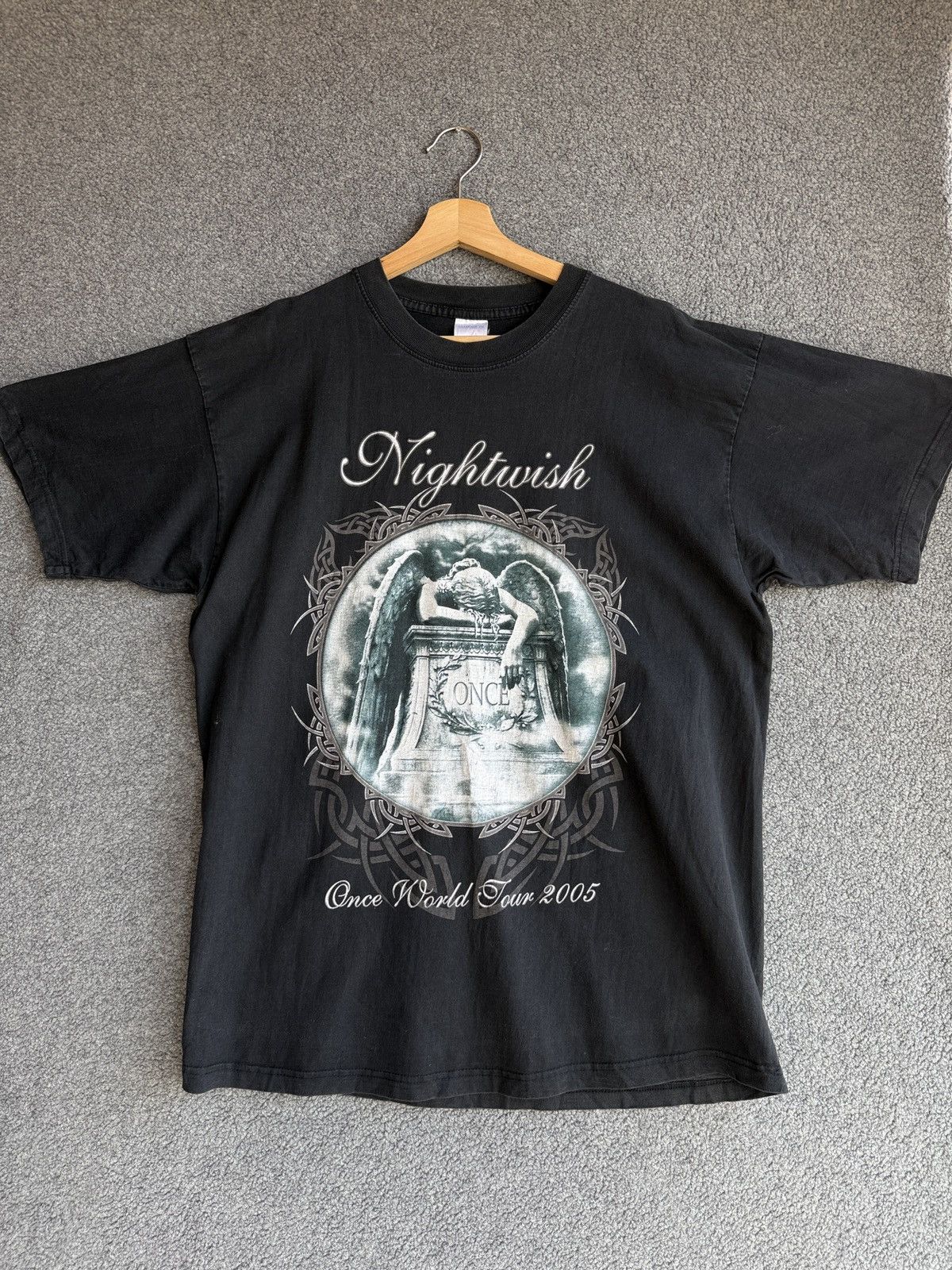 Vintage Nightwish Once World Tour 2005 T Shirt Heavy Metal Band Tee Hoodie, Sweatshirt | PodTeesHub.com