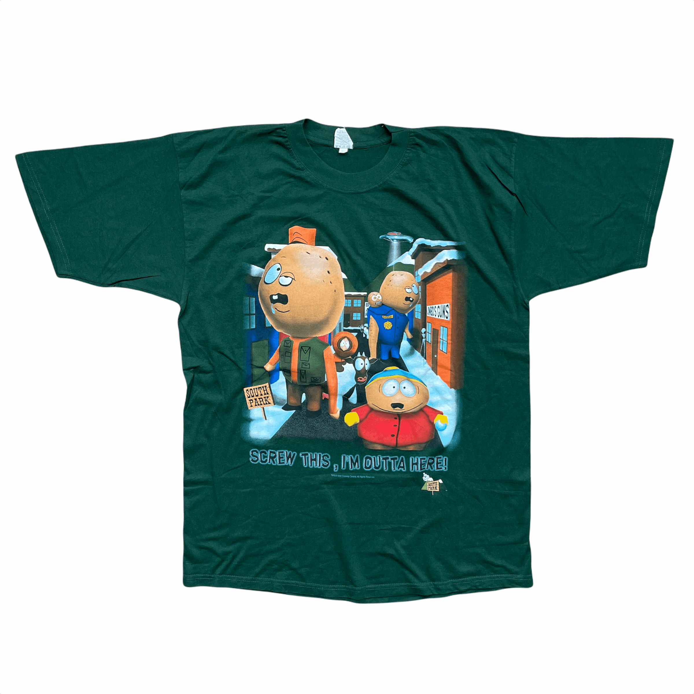 Vintage 1998 Rare South Park Comedy Central Cartman T-Shirts, Hoodie, Sweatshirt | PodTeesHub.com