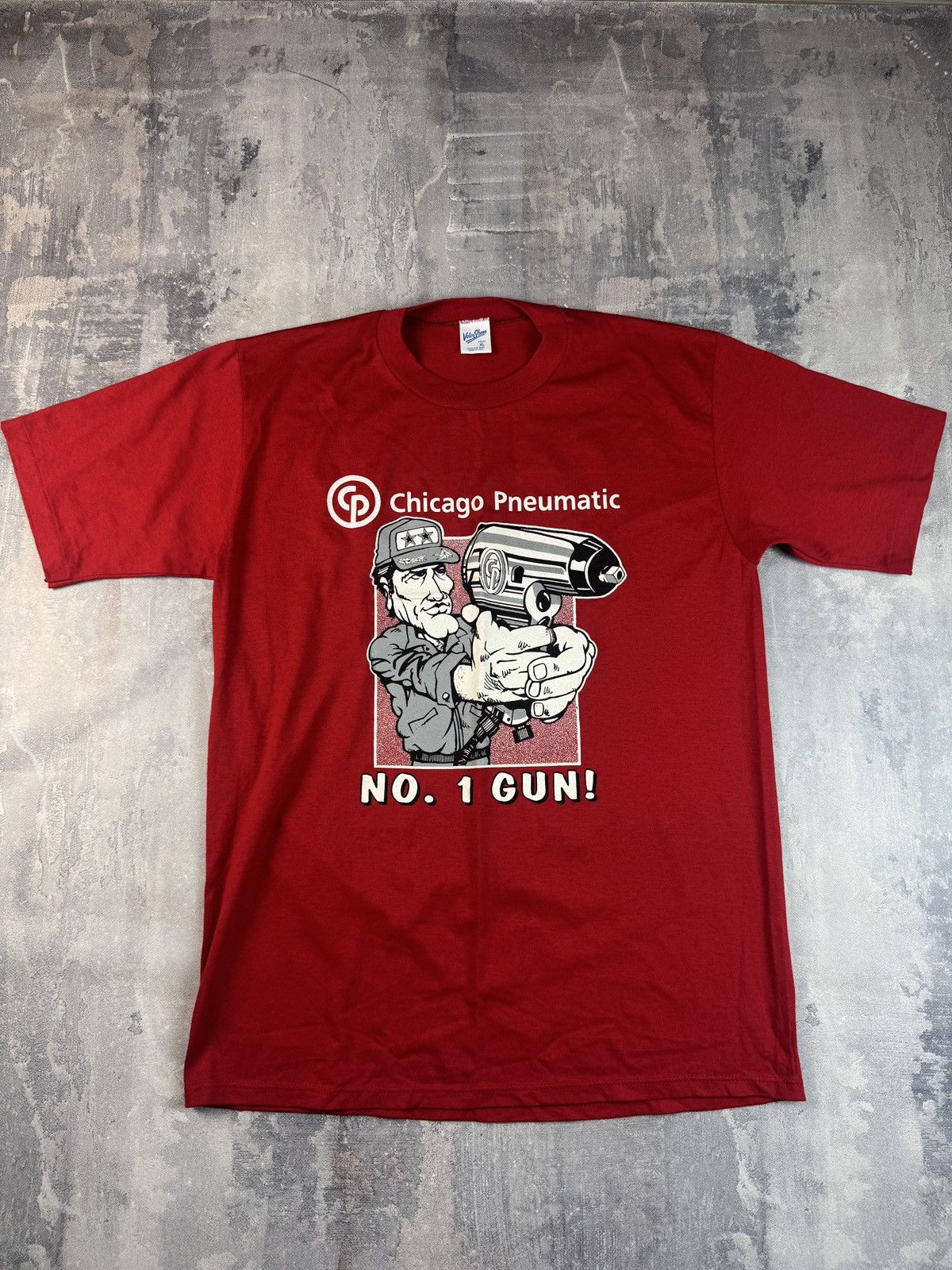 Vintage T Shirt 90s Gun Chicago Hoodie, Sweatshirt | PodTeesHub.com