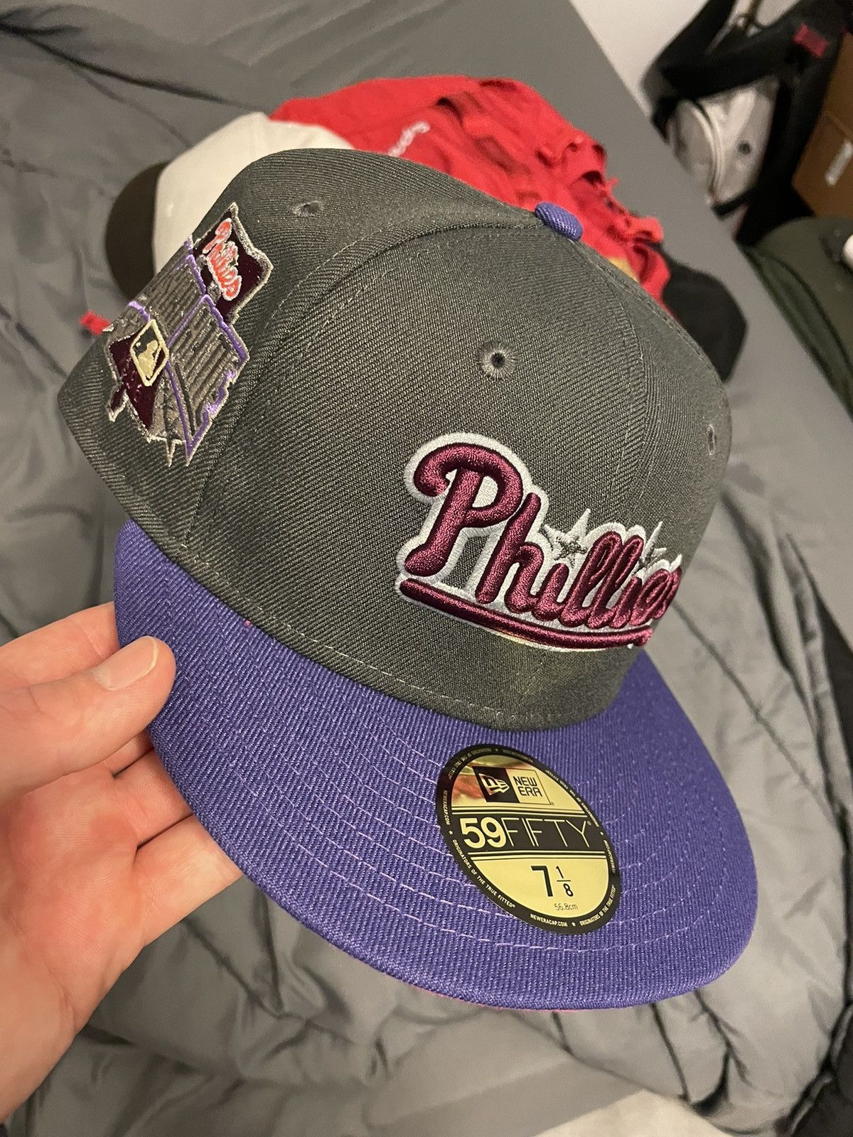 New Era Myfitteds Phillies Zelda Script Size 7 1 8 T-Shirts, Hoodie, Sweatshirt