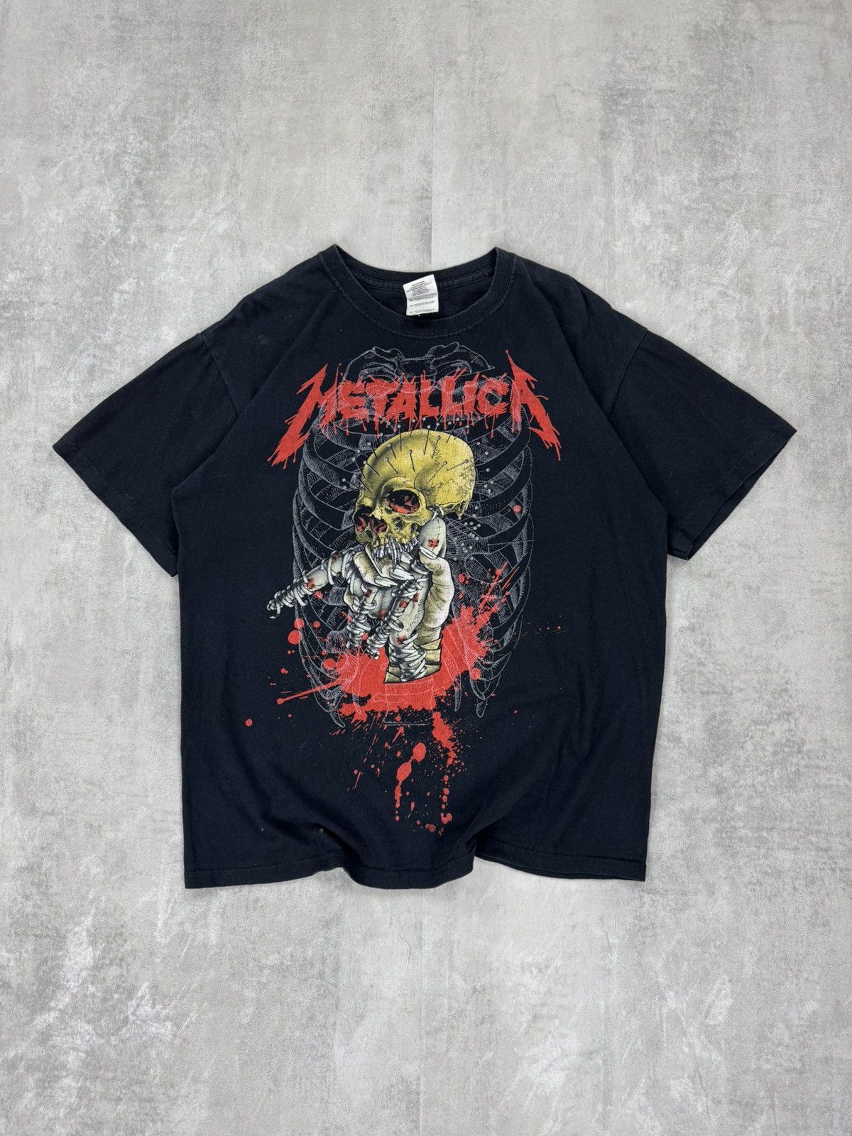 Metallica X Vintage Vintage Gildan Metallica Polo T Shirt Mens Size M Hoodie, Sweatshirt | PodTeesHub.com