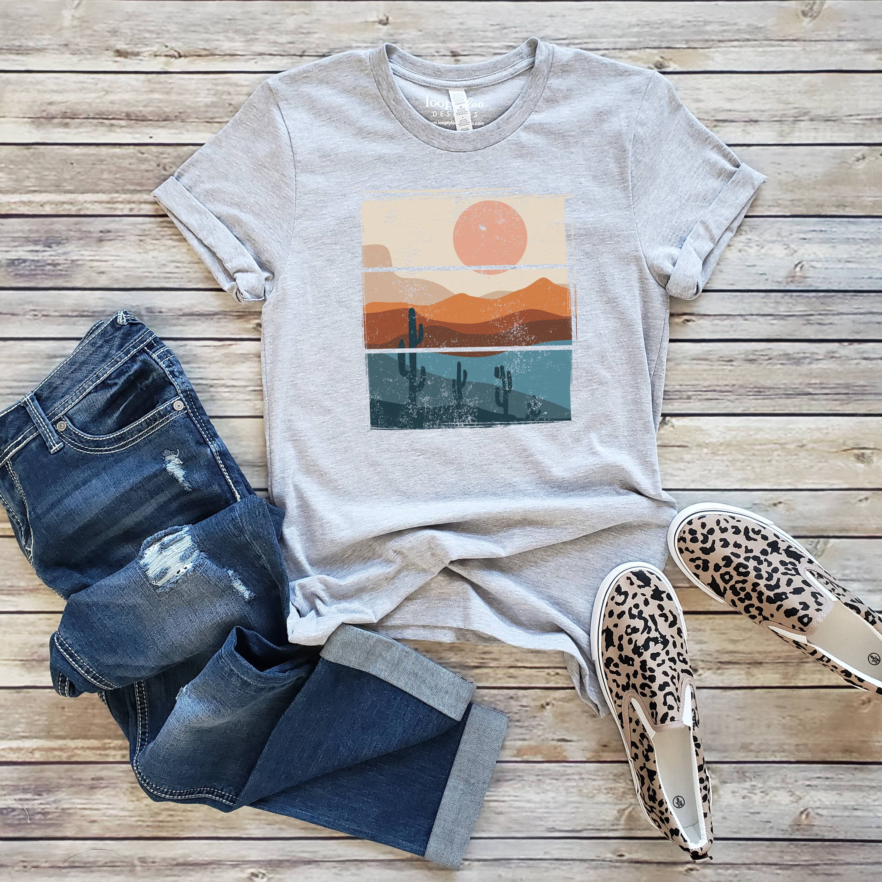 Desert Sunset Tee | Outdoor | Sizes XS-2XL Hoodie, Sweatshirt | PodTeesHub.com