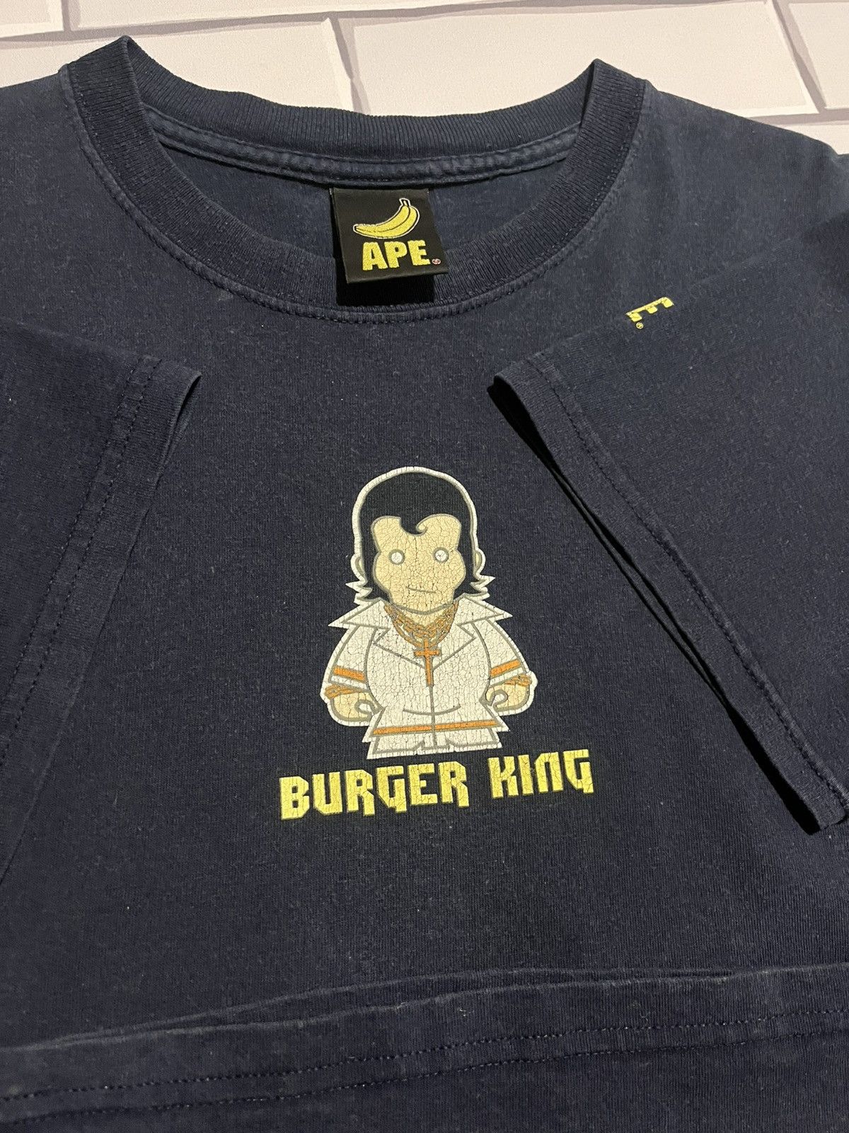 Vintage Ape Burger King Vintage 90s T-Shirts, Hoodie, Sweatshirt