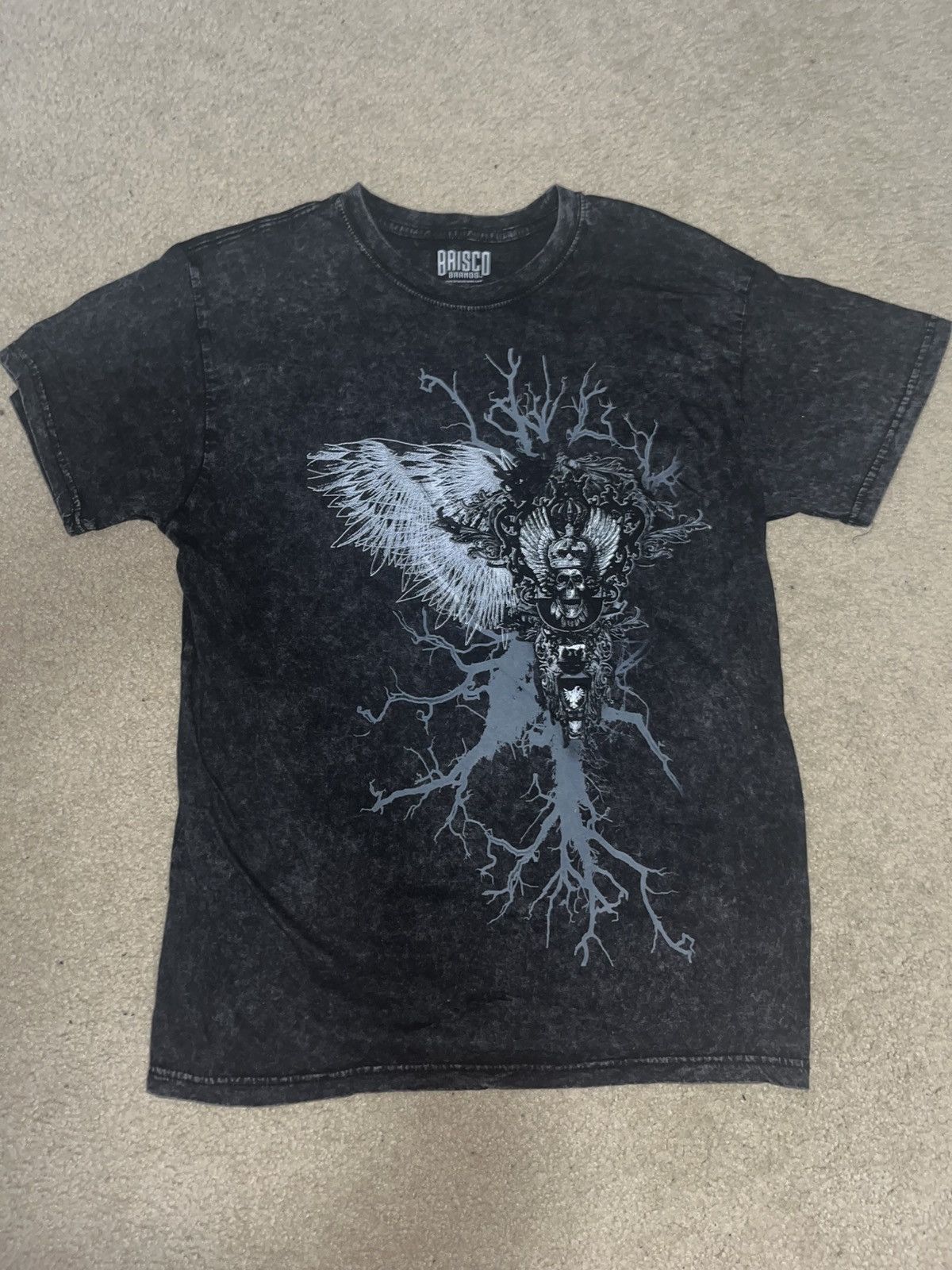 Other Brisco Y2k Vintage Grunge Black T Shirt Large Hoodie, Sweatshirt | PodTeesHub.com