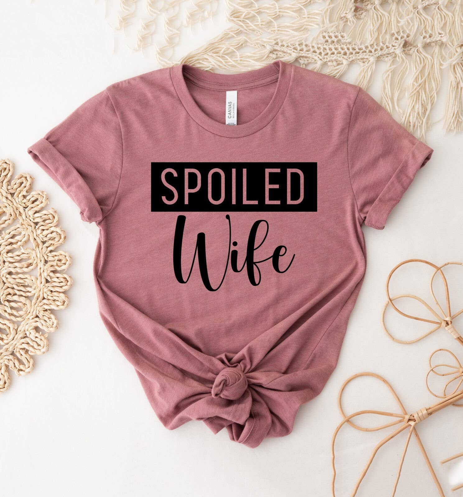 Spoiled Wife T-Shirt Hoodie, Sweatshirt | PodTeesHub.com