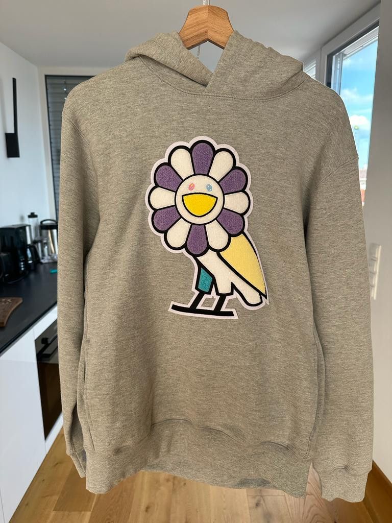 October S Very Own X Takashi Murakami Ovo X Takashi Murakami Flower Owl Hoodie T-Shirts, Sweatshirt | PodTeesHub.com