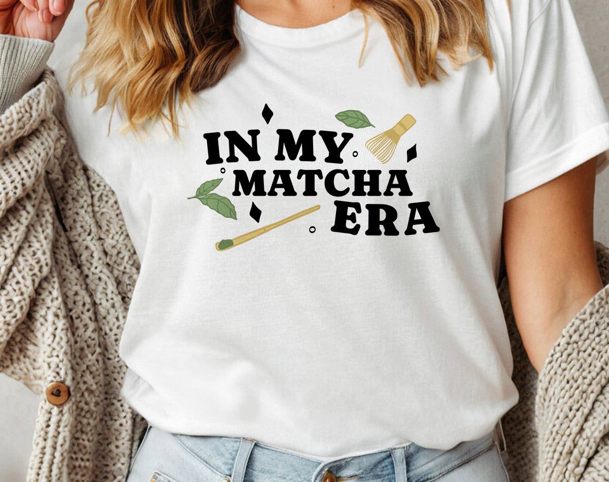 In My Matcha Era -  Cute Iced Matcha T-Shirt Hoodie, Sweatshirt | PodTeesHub.com