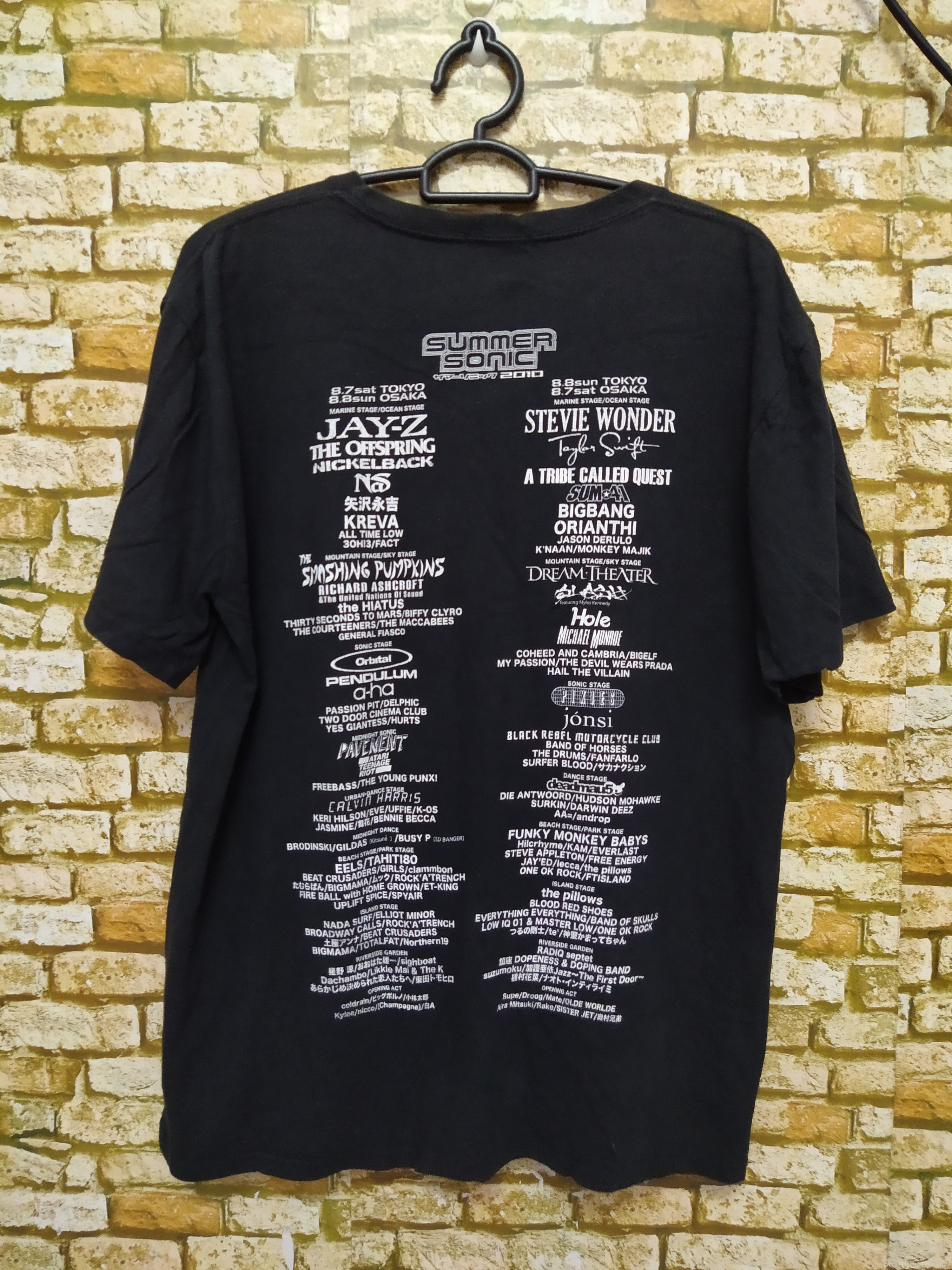 Band Tees 2010 Summer Sonic Jay Z The Offspring Shirt B719 Hoodie, Sweatshirt | PodTeesHub.com