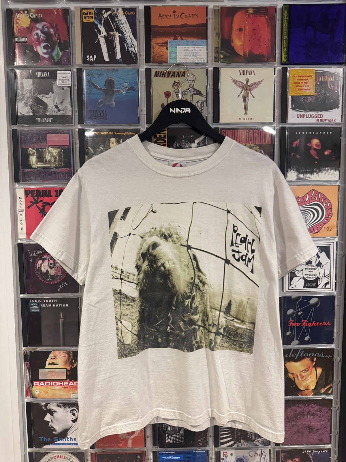 Band Tees Pearl Jam 1994 Why Are The Sheep Afraid World Jam Shirt Hoodie, Sweatshirt | PodTeesHub.com