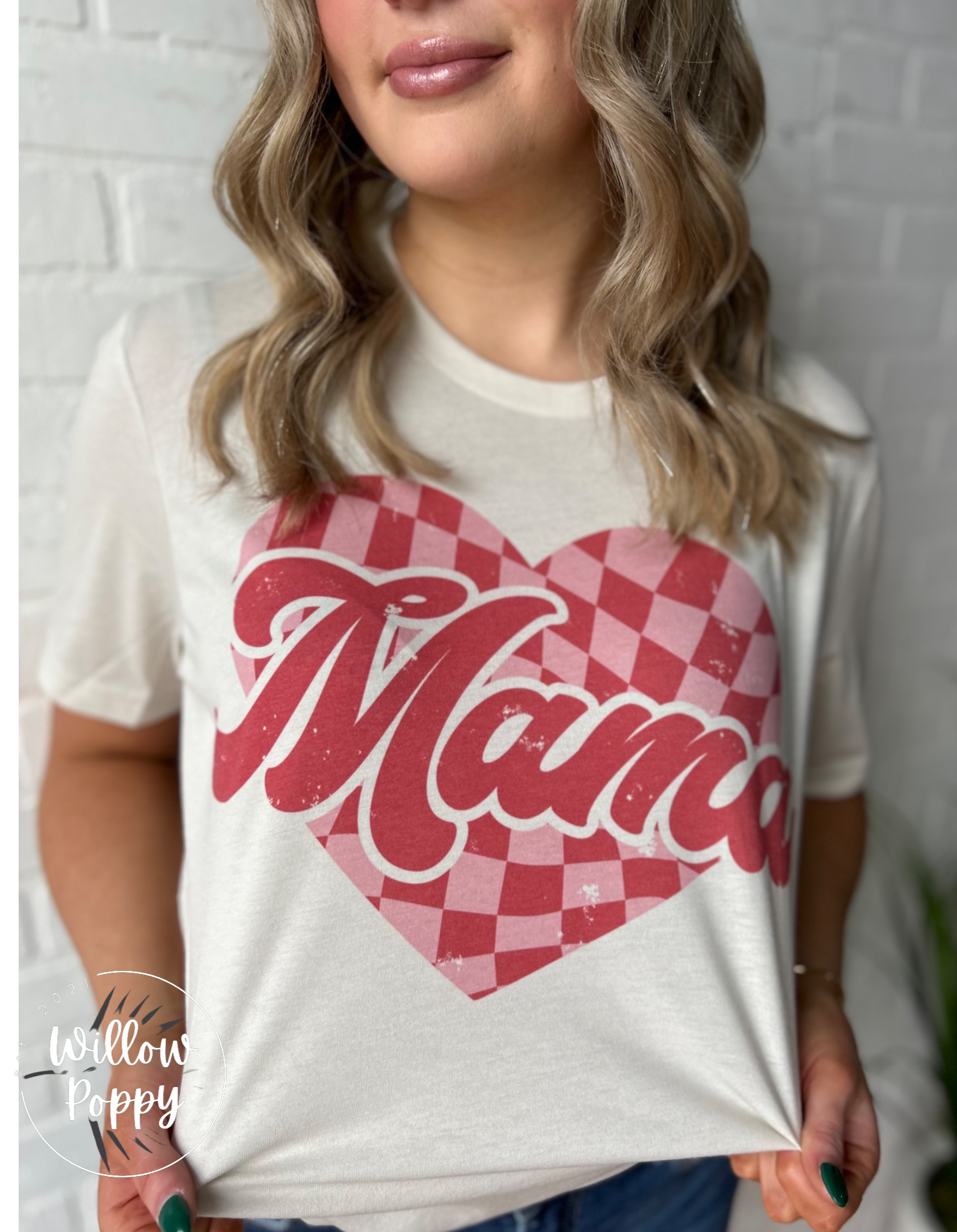Valentine Mama Graphic Tee Hoodie, Sweatshirt | PodTeesHub.com