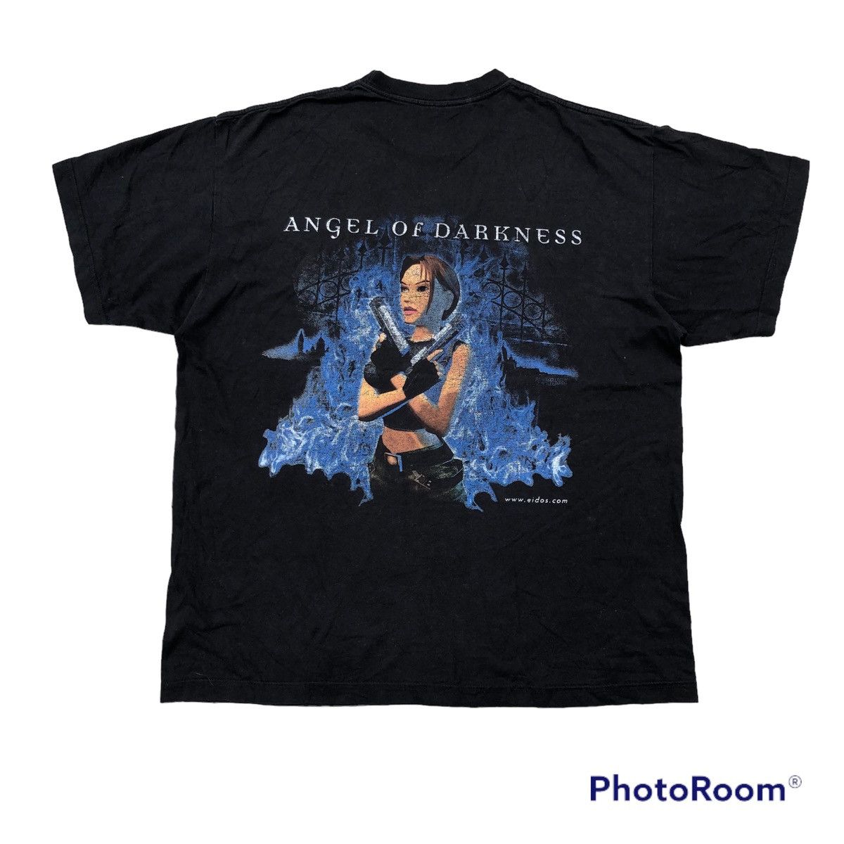 Rare Vintage Tomb Raider Angle Of Darkness Graphic T Shirt Hoodie, Sweatshirt | PodTeesHub.com