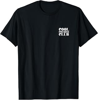 Cool Cousins Club Front and Back Print T-Shirt
