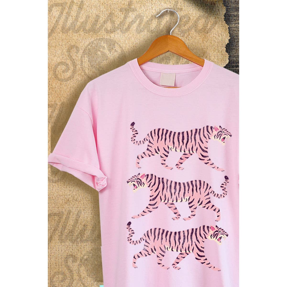 Tigers  Vintage Graphic  Tee Hoodie, Sweatshirt | PodTeesHub.com
