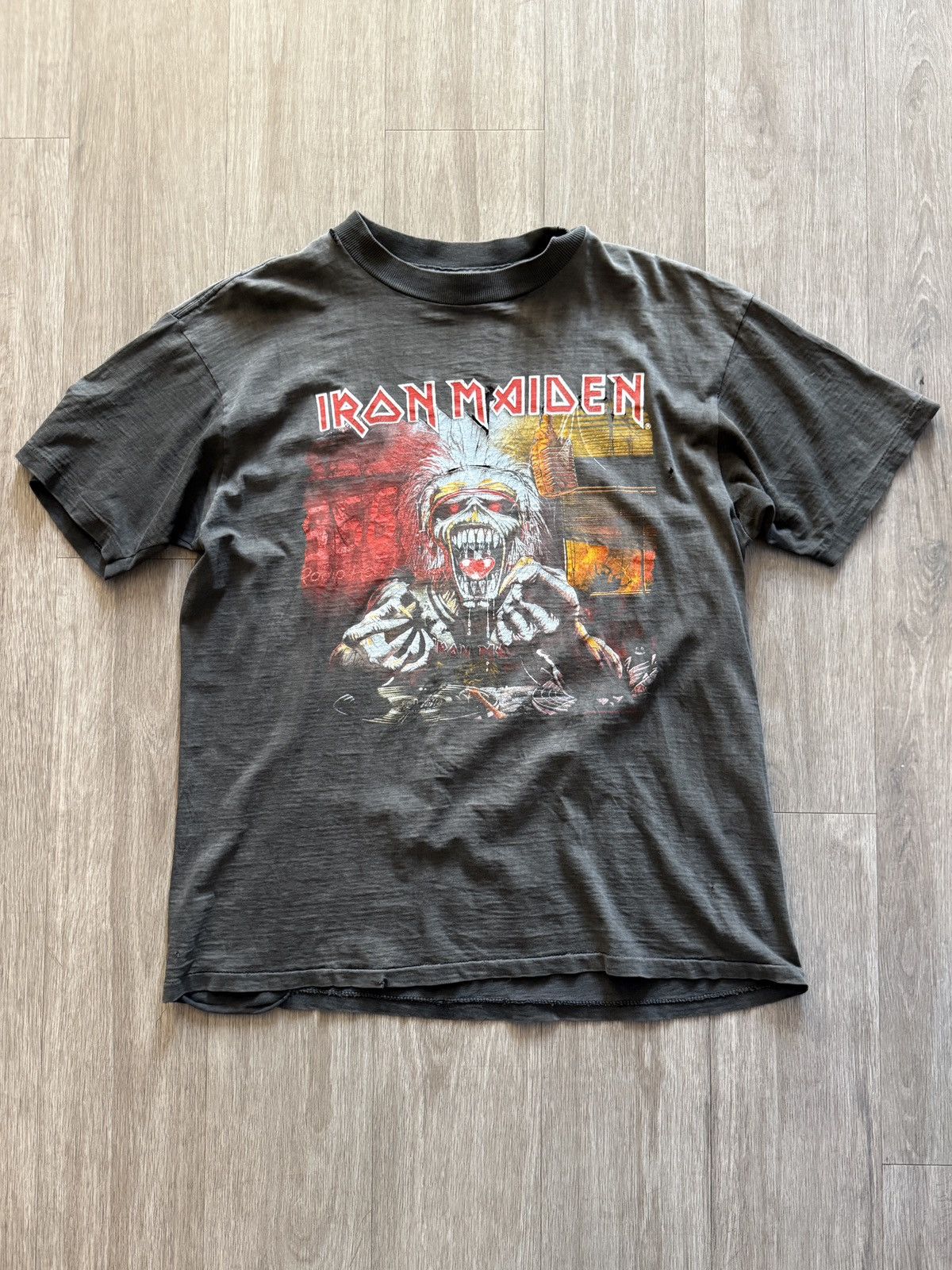 Vintage Iron Maiden 666 Fm Vintage Tee 1993 Hoodie, Sweatshirt | PodTeesHub.com