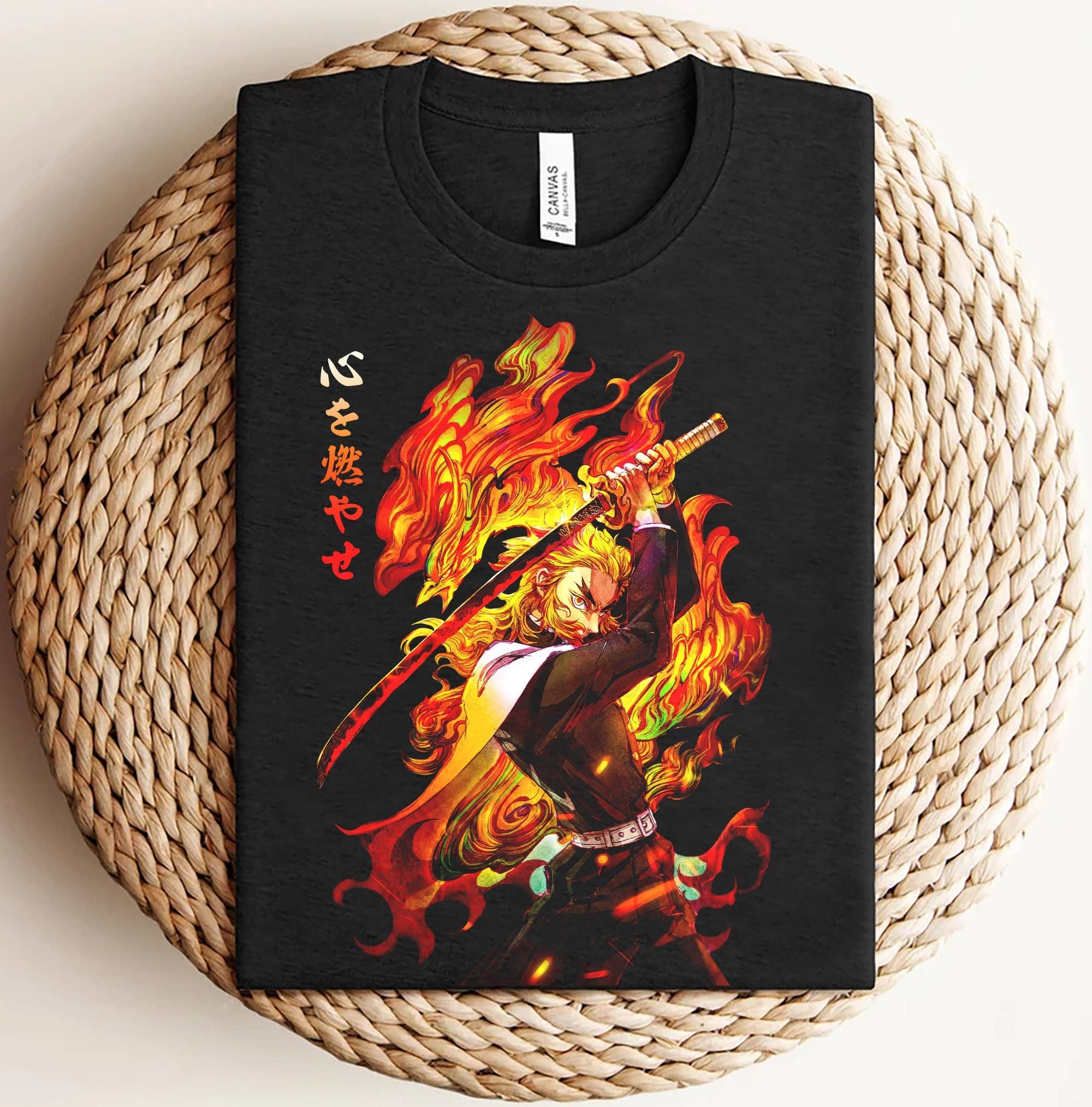 Anime Graphic Tee - Aesthetic Rengoku Shirt Gift For All Hoodie, Sweatshirt | PodTeesHub.com