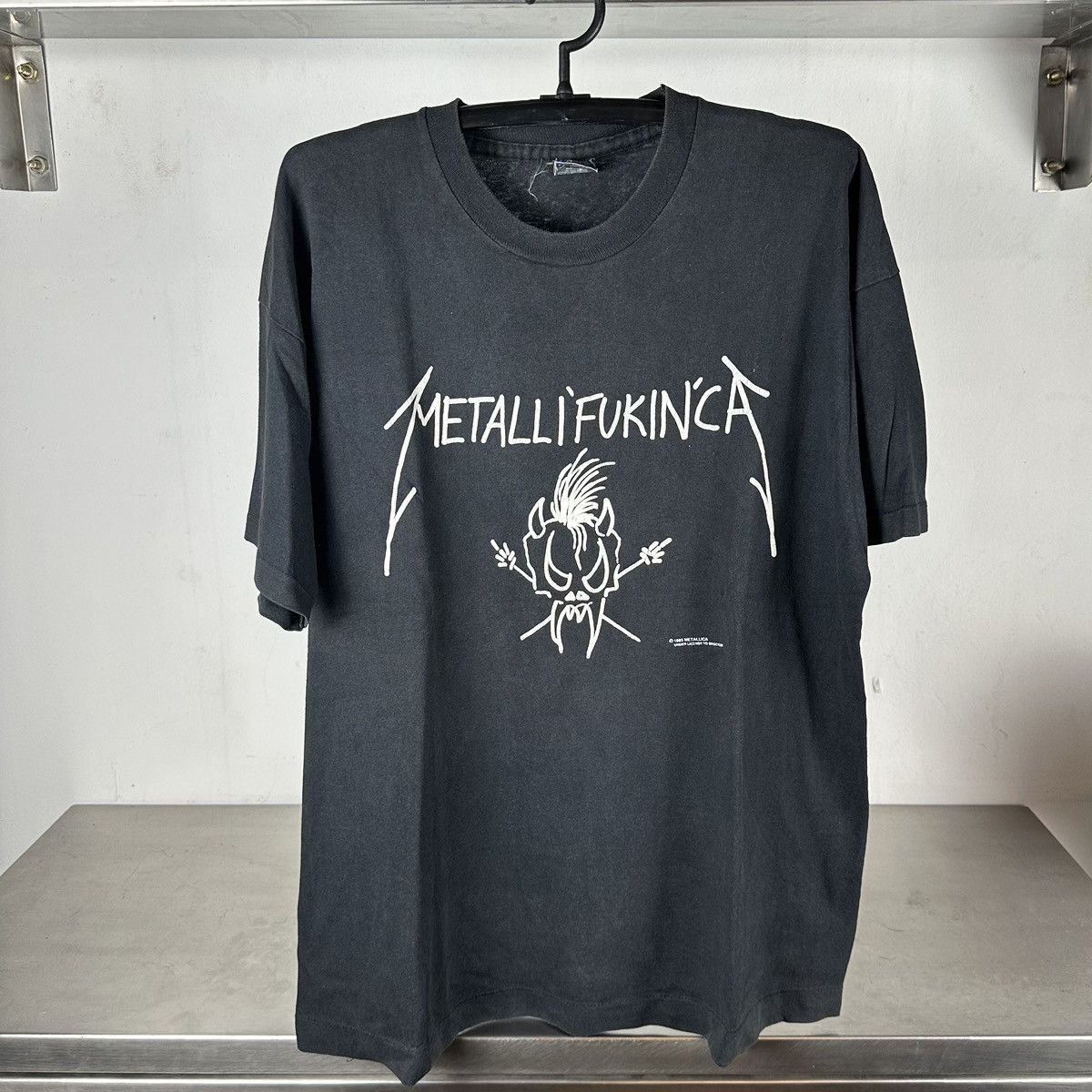 Vintage 1993 Metallica Metallifuckinca Band Xl T Shirt Hoodie, Sweatshirt | PodTeesHub.com