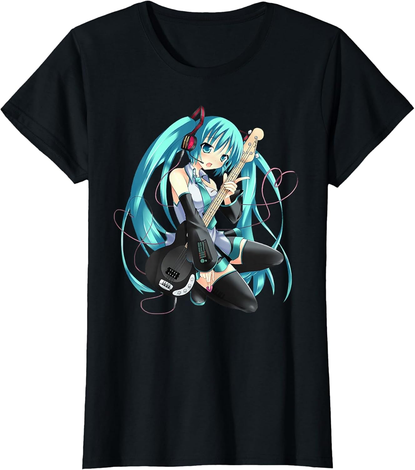 Perfect Anime Girl, I Love Music, Anime and Manga Cosplays T-Shirt