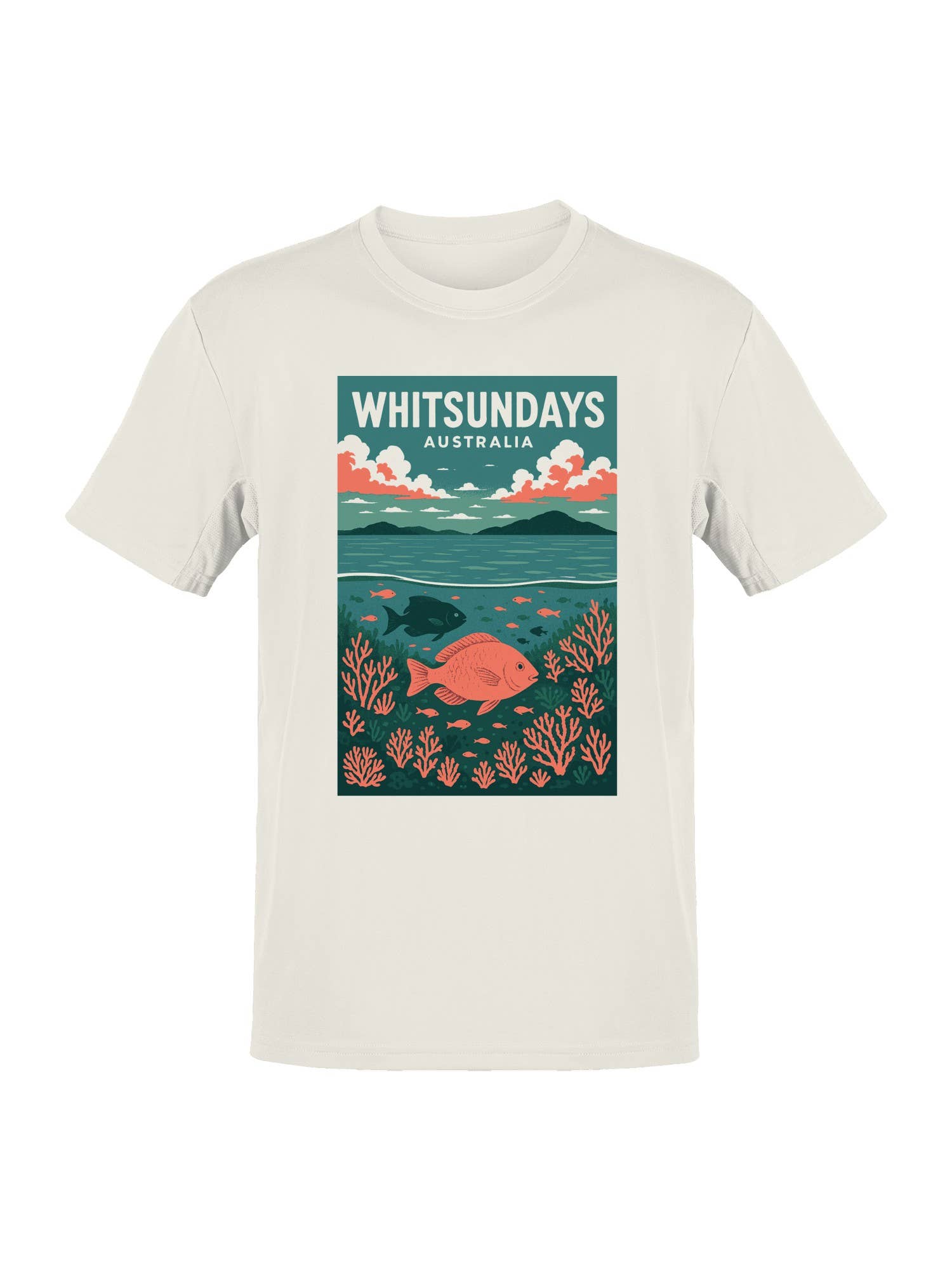 Whitsundays Australia Ocean Art Men's T-Shirt Hoodie, Sweatshirt | PodTeesHub.com