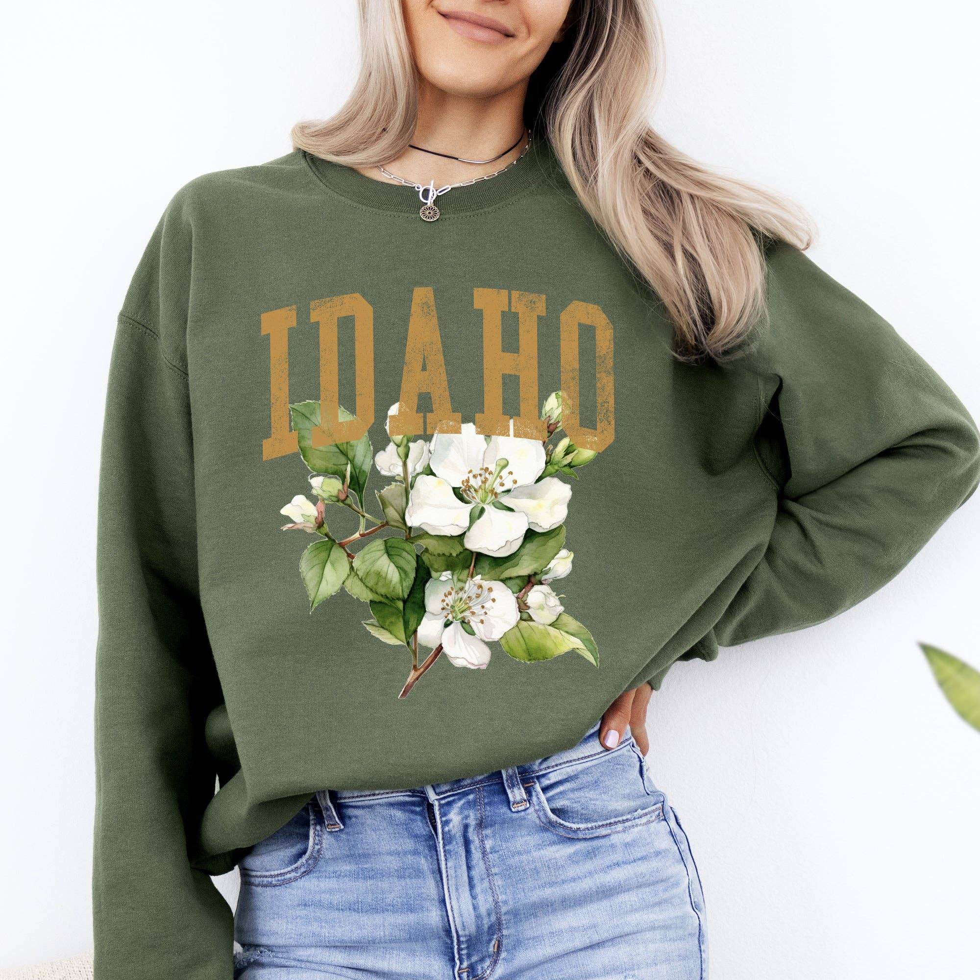 Idaho State Flower Sweatshirt T-Shirts, Hoodie | PodTeesHub.com