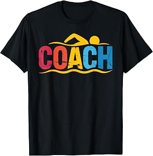 Swim Coach Art for Men Women Swimming Coach Swim Teacher T-Shirt