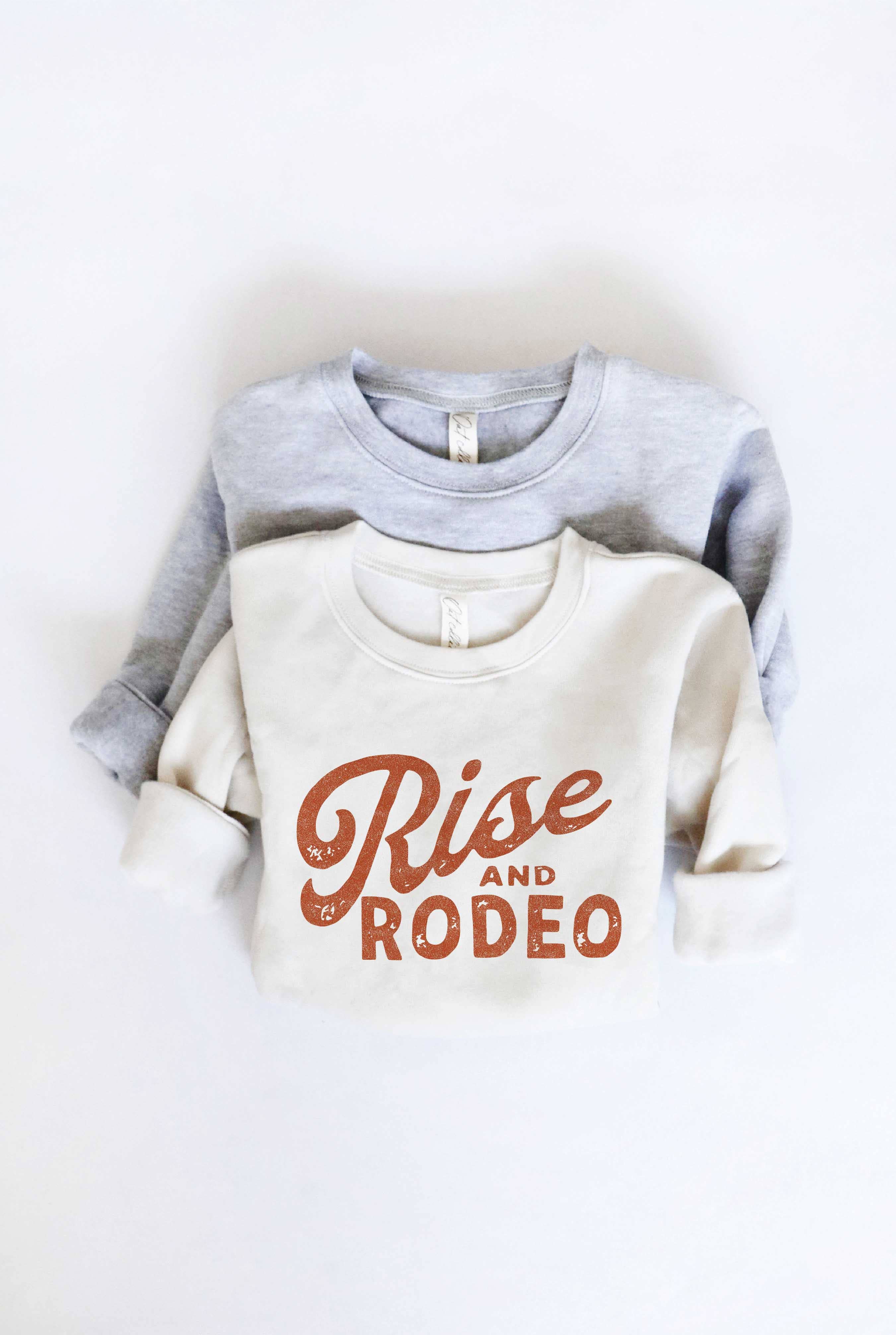 Rise and Rodeo Toddler Unisex Graphic Sweatshirt T-Shirts, Hoodie | PodTeesHub.com