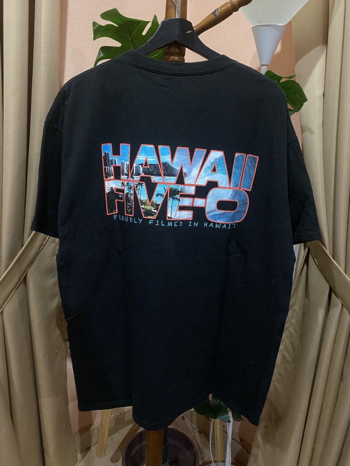Other Vintage Hawaii Five 0 Film Crew T Shirt Black Hanes Hoodie, Sweatshirt | PodTeesHub.com