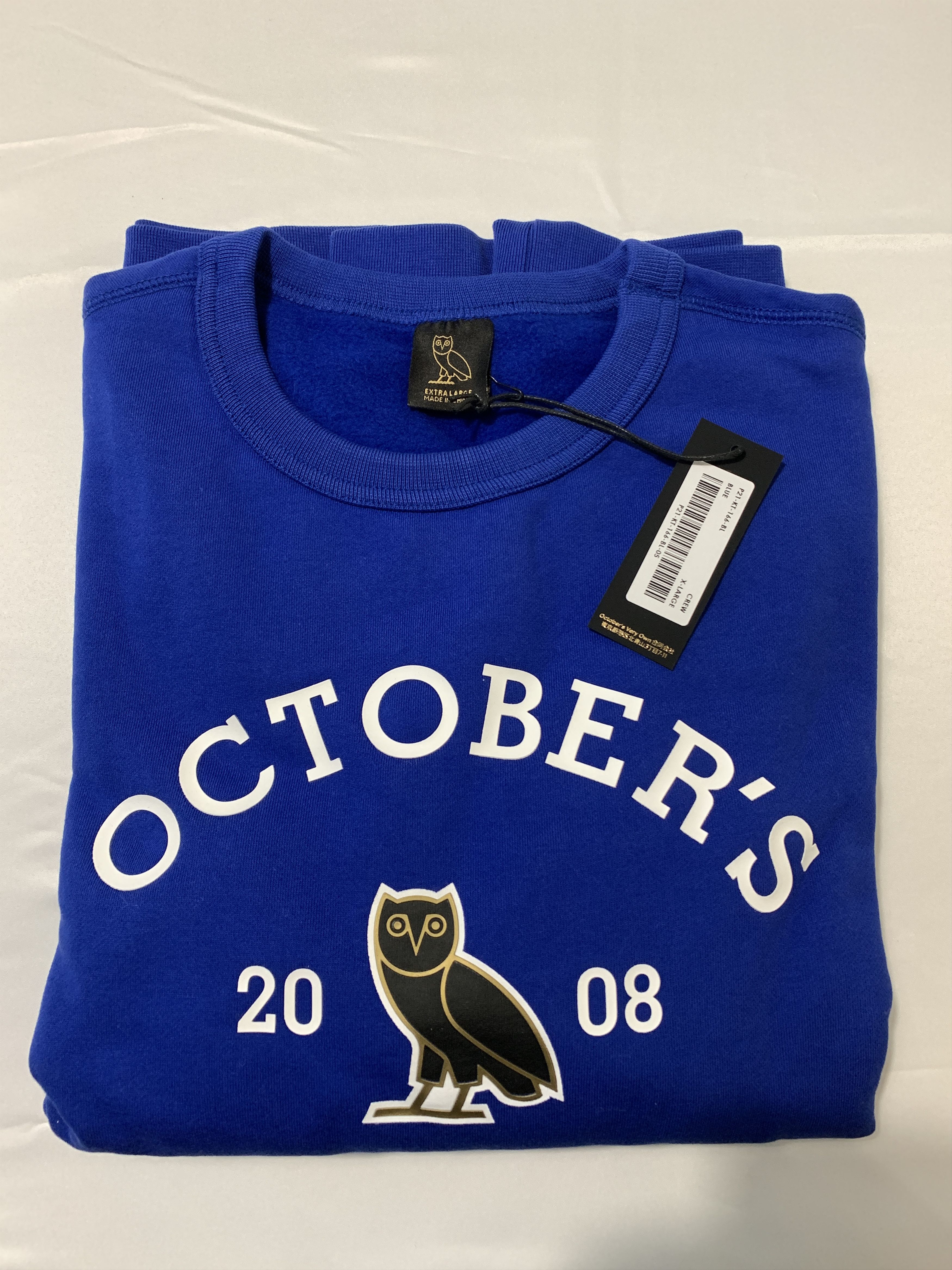 Drake Ovo Collegiate Crewneck Blue T-Shirts, Hoodie, Sweatshirt | PodTeesHub.com