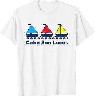 Cabo San Lucas Mexico Sailing Boat Boys Toddler Souvenir T-Shirt