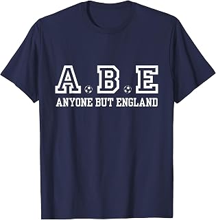 Anyone But England ABE Funny Scottish Football Fan T-Shirt
