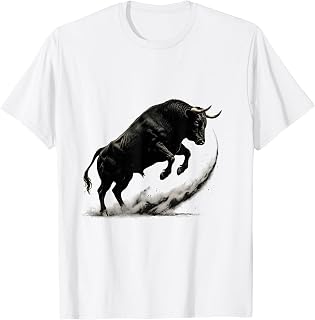 Team Jeremiah Charging Bull Dust Kick Graphic T-Shirt