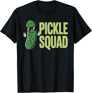 Funny Pickle Art for Men Women Kids Pickle Lover Pickle T-Shirt