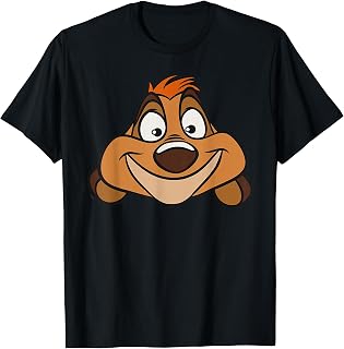The Lion King Timon Big Face Costume Matching T-Shirt
