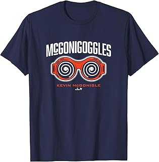 Kevin McGonigle - McGonigoggles - Detroit Baseball T-Shirt
