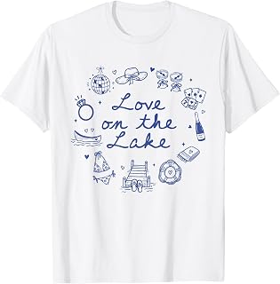 Love On Lake Bachelorette 2026 Bridal Party Summer Vacation T-Shirt