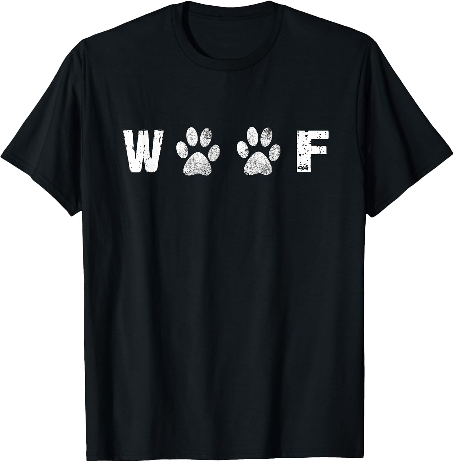 Woof Dog Lover Statement T Shirt Gift T-Shirt