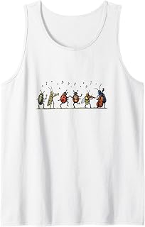 Vintage Insect Music Design Tank Top